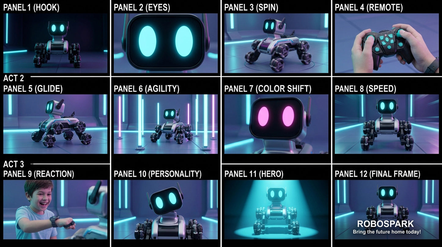 RustyBot robot dog toy reference image