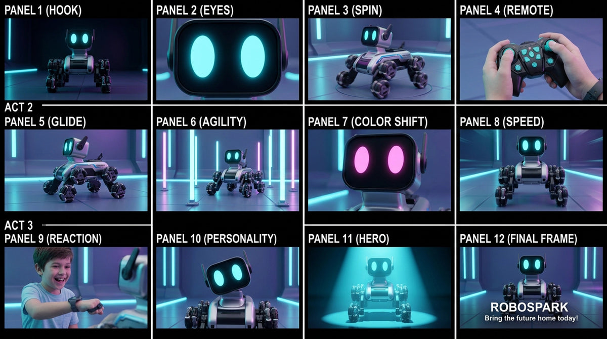 RustyBot robot dog toy reference image